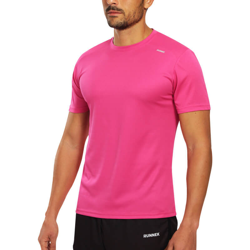 T-shirt tecnhique runnek code ELECTRIC FUCHSIA