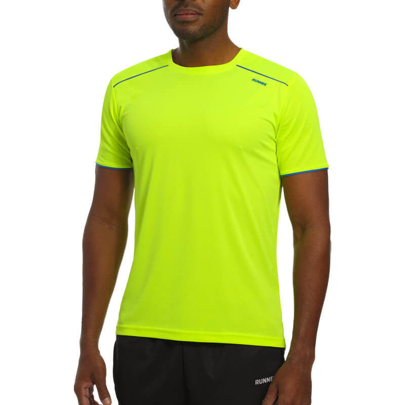 T-shirt tecnhique runnek ultra yellow fluor