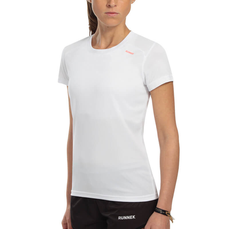 T-shirt tecnhique runnek milos woman white