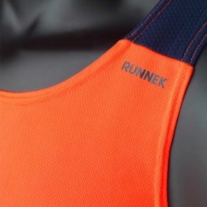 T-shirt with straps tecnhique vest orange fluor