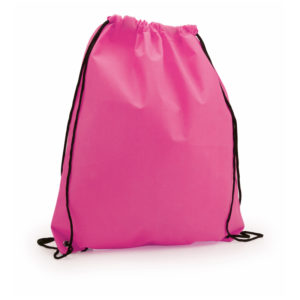 non-woven backpack fuxia