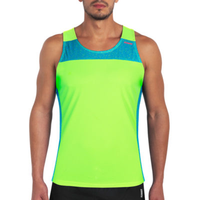 T-shirt with straps cube green neon